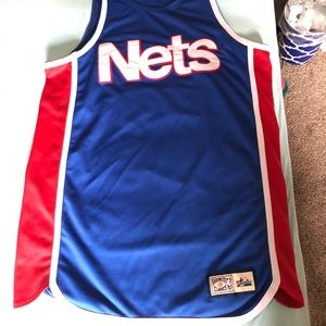 Vintage NETS jersey hardwoon classics